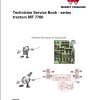 Massey Ferguson Tractor MF7700 Series Technician Service Book ACT001168C 1