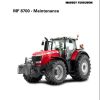 Massey Ferguson Tractor MF8700 Maintenance Manual ACT0026460 1