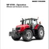 Massey Ferguson Tractor MF8700 Operation Manual ACT0026450 1