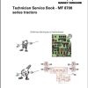 Massey Ferguson Tractor MF8700 Series Technician Service Book ACT000616B 1