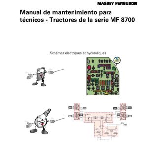 Massey Ferguson Tractor MF8700 Series Workshop Manual ACT000619C ES 1