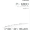 Massey Ferguson Vertical Tillage Tool 6630 Operator Manual 9971162MFJ 1