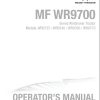 Massey Ferguson WR9735 WR9740 WR9760 WR9770 Operator Manual 1