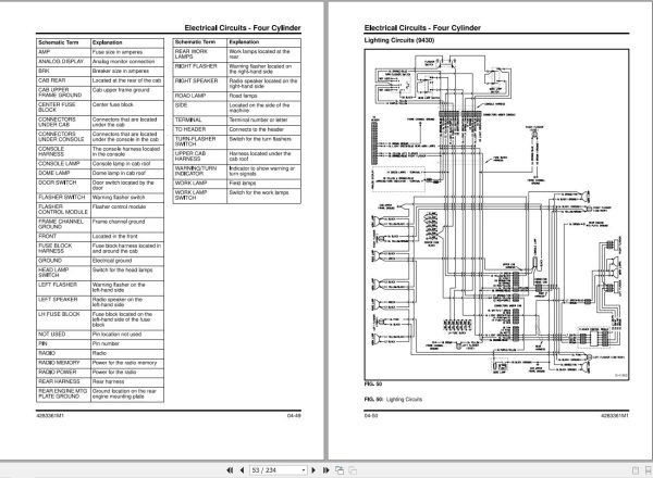Massey Ferguson Windrower Tractor 9430 9435 9635 Service Manual 4283361M1 3
