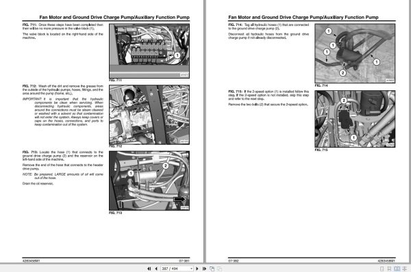 Massey Ferguson Windrower Tractor WR9725 Service Manual 4283458M1 2