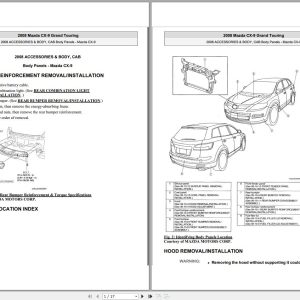 Mazda CX-9 V6 3.5-3.7L 2006–2015 Workshop Manual Wiring Diagrams (1)