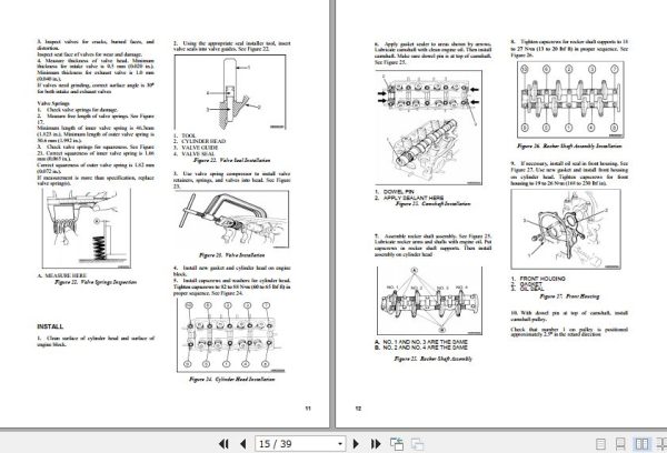 Mazda Engine 2.0L 2.2L Parts Service Manual and Electrical Wiring Diagram EN 2