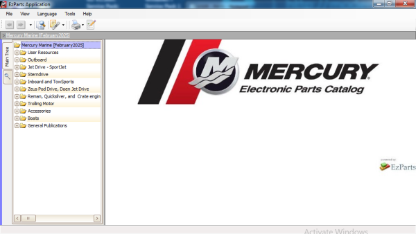 Mercury Marine EU 03.2025 Mercury Marine NA 11.2022 Electronic Parts Catalog 1