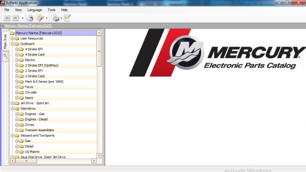 Mercury Marine EU 03.2025 Mercury Marine NA 11.2022 Electronic Parts Catalog 2