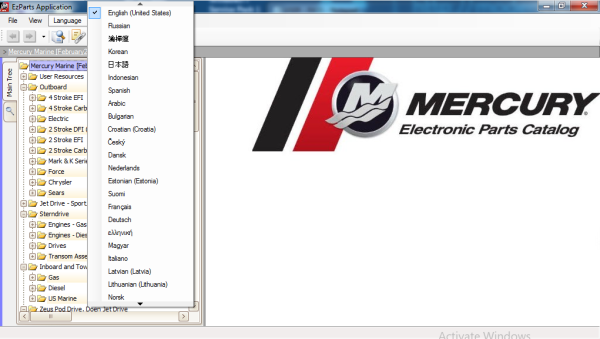 Mercury Marine EU 03.2025 Mercury Marine NA 11.2022 Electronic Parts Catalog 3