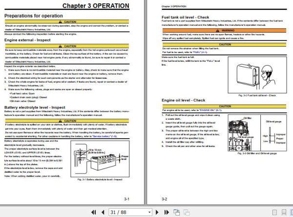 Mitsubishi Engine S6S S6S T Operation Maintenance Manual 99610 33100 2010 EN 2