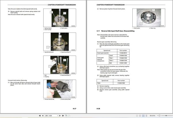Mitsubishi Forklift FD20NT FD25NT FD30NT Service Operation Manual 3