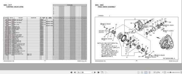 Nissan Transmission TD27 Parts Catalog 2011 EN 2
