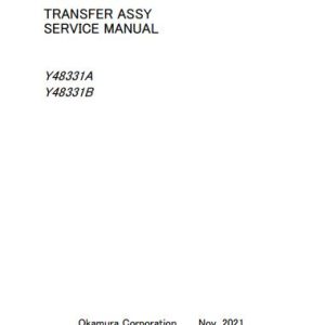 Okamura Transmission Y48331A Y48331B Service Manual 2021 EN 1