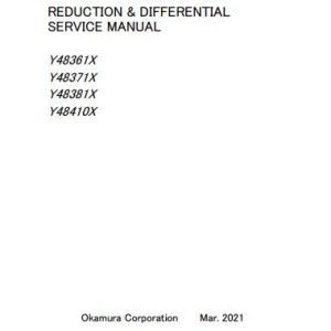 Okamura Transmission Y48361X Y48371X Y48381X Y48410X Service Manual 2021 EN 1