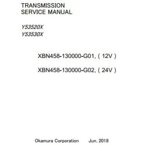 Okamura Transmission Y53520X Y53530X Service Manual 2018 EN 1