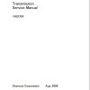 Okamura Transmission Y63270X Service Manual 2008 EN 1