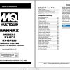 Rammax Trench Roller RX1575 RX157533 Parts Manual 1