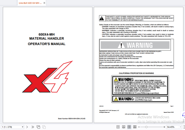 Request Link Belt Heavy Equipment Operators Parts Manual PDF 2