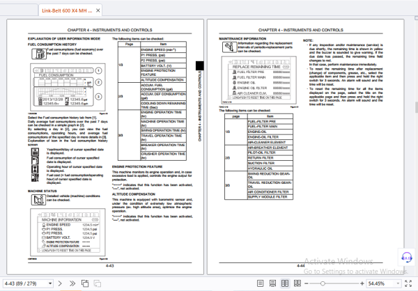 Request Link Belt Heavy Equipment Operators Parts Manual PDF 3