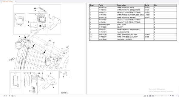 Request Link Belt Heavy Equipment Operators Parts Manual PDF 4
