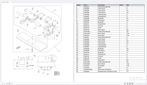 Request Link Belt Heavy Equipment Operators Parts Manual PDF 5