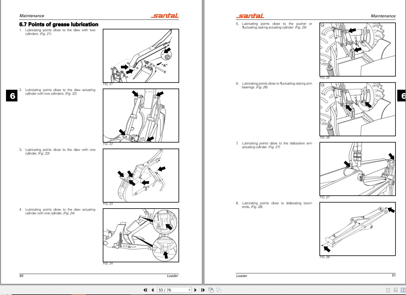 Santal Loader Sugar Crane CMP master Operator Manual 7500.064.2 2