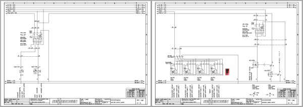 Sennebogen Hydraulic Rope Excavator 6130 Engine Electrical Circuit Diagram 6130.302.221 1 EN DE 2