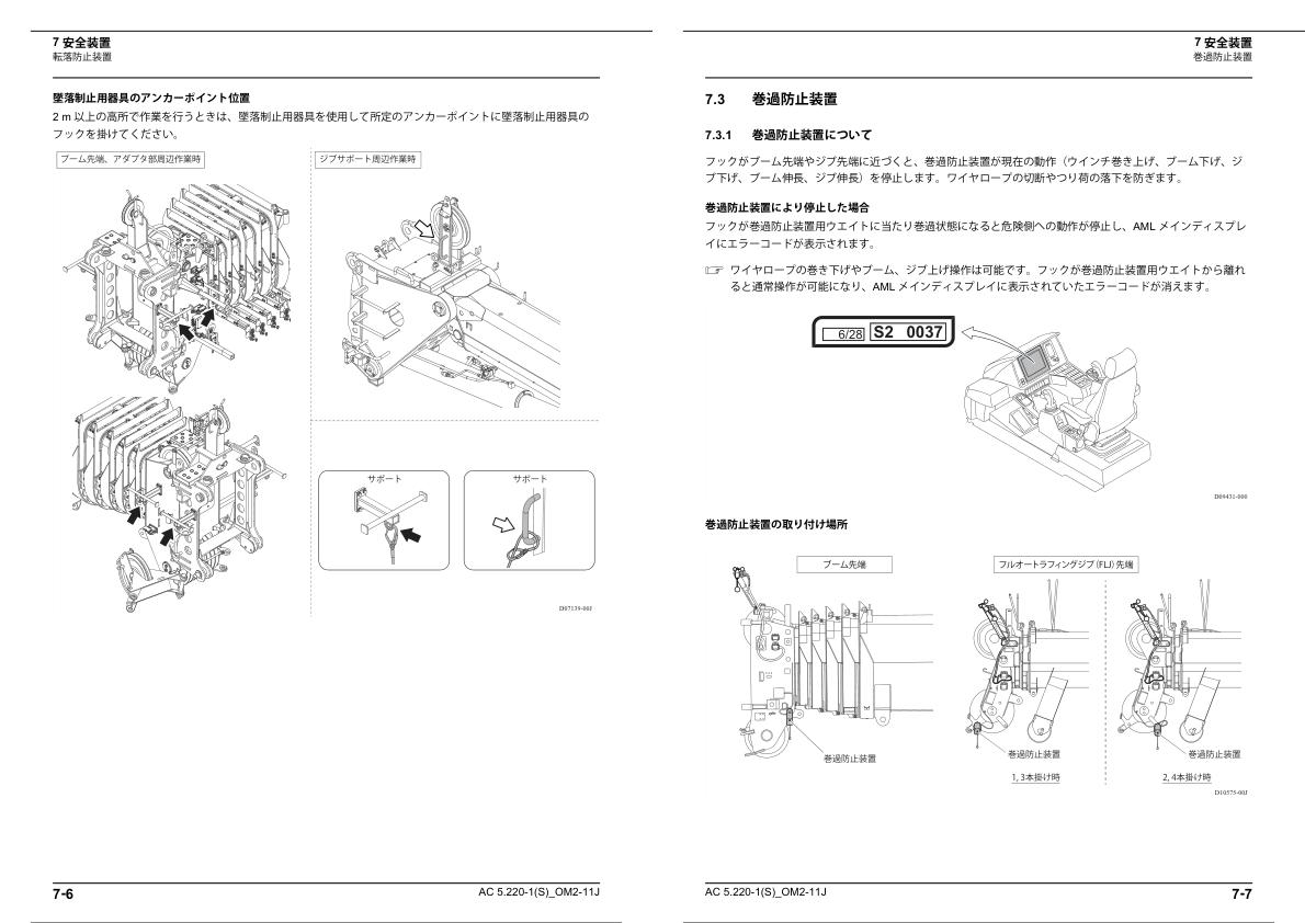 Tadano Attachments AC 5.220 1 Operation Manual AC 5.220 1S OM2 11J 2