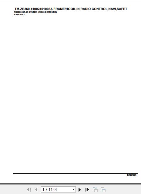 Tadano Cargo Crane TM ZE360 Parts Catalog 1