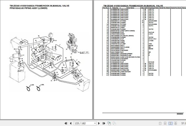 Tadano Cargo Crane TM ZE540 Parts Catalog 2