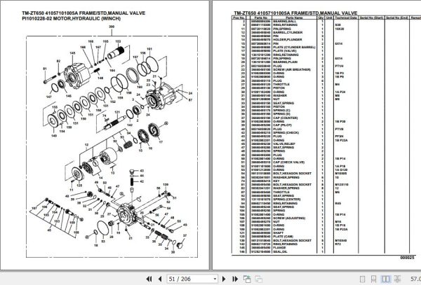 Tadano Cargo Crane TM ZT650 Parts Catalog 2