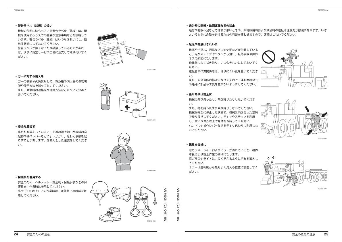 Tadano Carrier AR 7000N 1 Operation Manual AR 7000N 1C OM1 15J 2