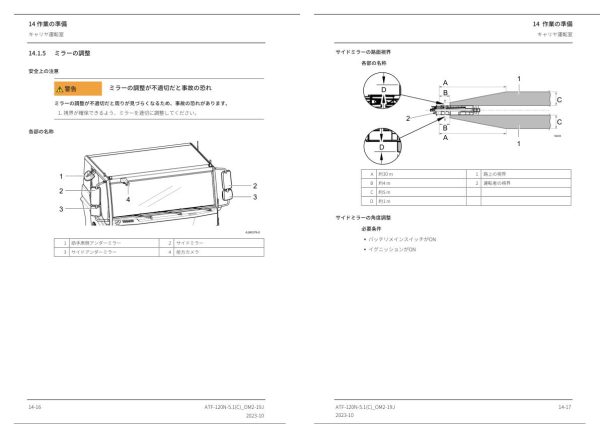Tadano Carrier ATF 120N 5.1 Operation Manual ATF 120N 5.1C OM2 19J 2023 JP 2