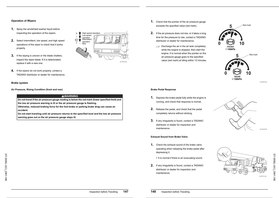 Tadano Carrier GT 300EL 3 Operation Manual GT 300EL 3C OM1 19E 2023 2
