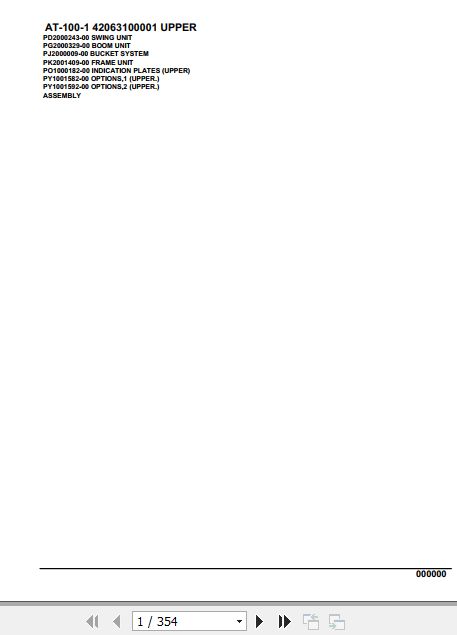 Tadano Crane AT 100 1 Parts Catalog 1