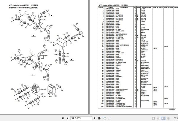 Tadano Crane AT 100 4 Parts Catalog 2