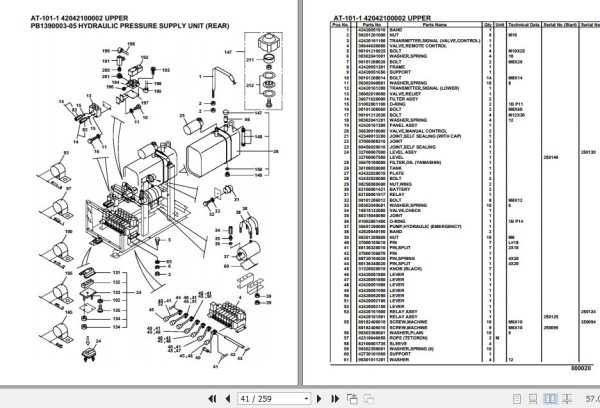 Tadano Crane AT 101 1 Parts Catalog 2