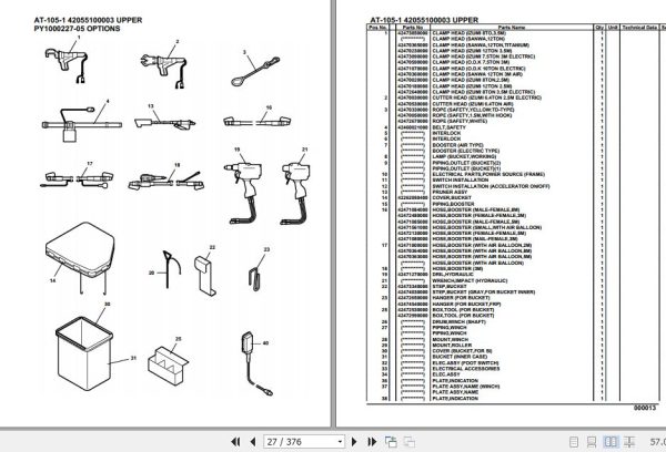 Tadano Crane AT 105 1 Parts Catalog 2