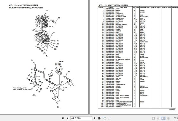 Tadano Crane AT 111 2 Parts Catalog 2