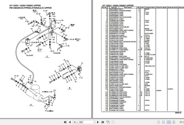 Tadano Crane AT 120S 1 Parts Catalog 2