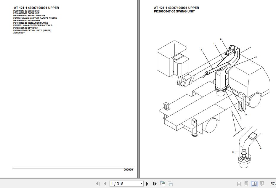 Tadano Crane AT 121 1 Parts Catalog 1