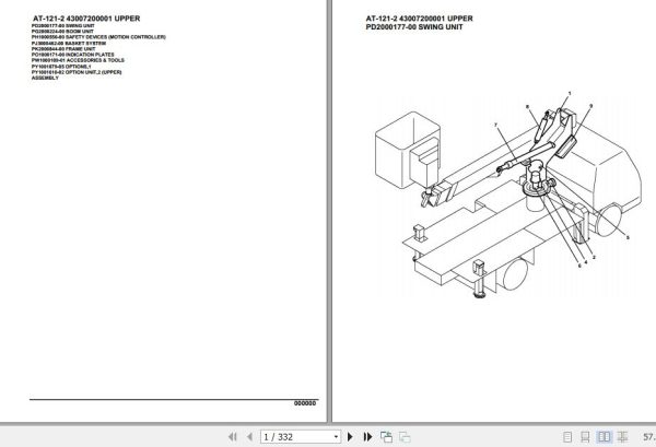 Tadano Crane AT 121 2 Parts Catalog 1