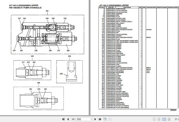 Tadano Crane AT 142 2 Parts Catalog 2
