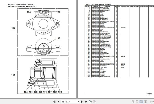 Tadano Crane AT 147 2 Parts Catalog 2