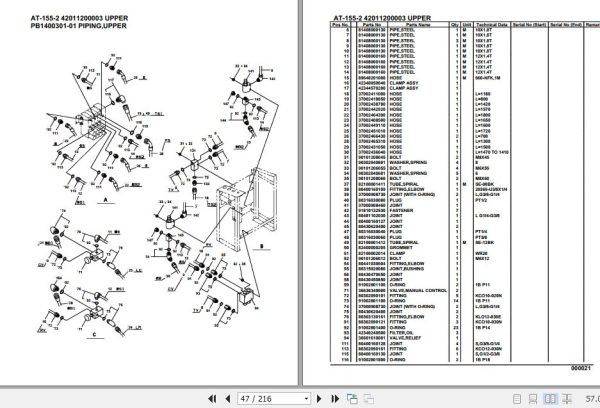 Tadano Crane AT 155 2 Parts Catalog 2
