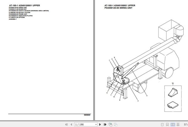 Tadano Crane AT 160 1 Parts Catalog 1