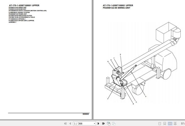 Tadano Crane AT 170 1 Parts Catalog 1