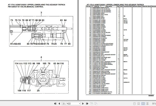 Tadano Crane AT 170 2 Parts Catalog 2