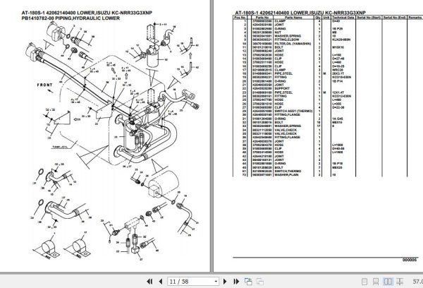 Tadano Crane AT 180S 1 Parts Catalog 2